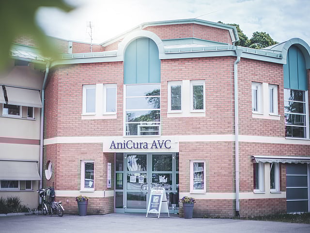 Aros Veterinärcentrum byggnad.