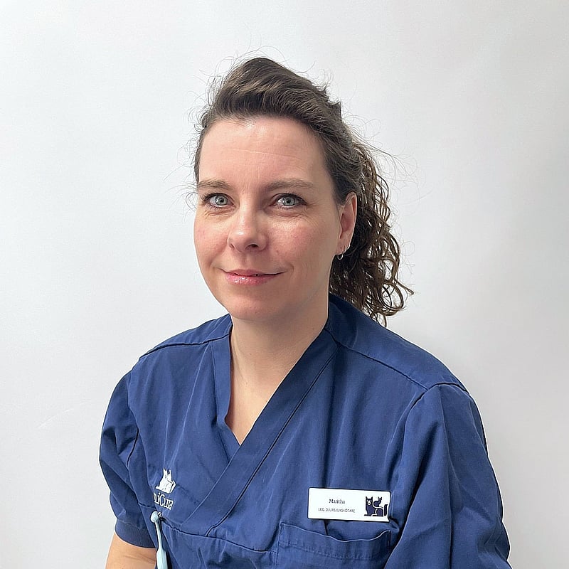 Foto av Maritha, Leg. Djursjukskötare, Djursjukskötarchef / Gruppledare Operation