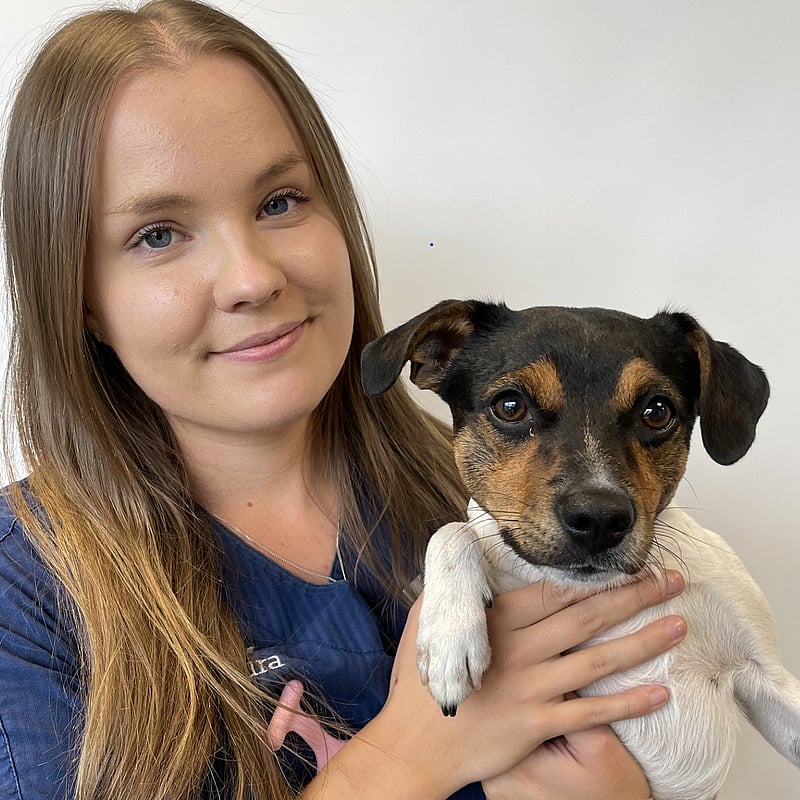 Foto av Michelle, Djurvårdare