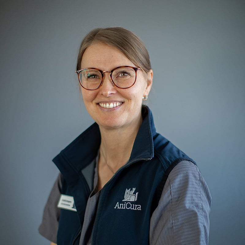 Foto av Camilla Georgsson, Leg. Djursjukskötare