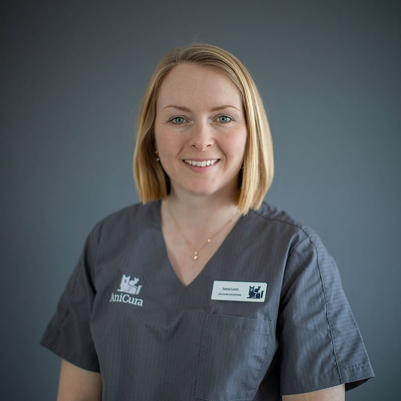 Foto av Sanna Lantz, Leg. Djursjukskötare