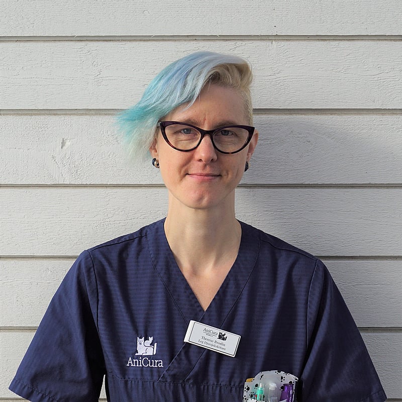 Foto av Thérese Brodin, Legitimerad Djursjukskötare
